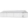 Dog Kennel Outdoor Dog Run Waterproof UV-Resist Cover Lockable Door Adjustable Bowls 20 x 7.5 x 5ft
