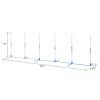 Dog Weave Pole Set, Agility Starter Kit for Outdoor Exercise Training