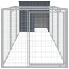 Dog House Anthracite Galvanized Steel 43.3 x 159.4 x 43.3 in
