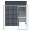 Dog House Anthracite Galvanized Steel 65 x 98.8 x 71.3 in Durable