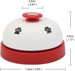 Pet Training Bell with Clicker, Non-Slip Pet Potty Training Bell, Interactive Communication Tool for Housebreaking
